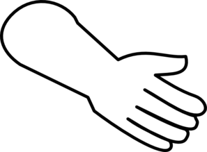 White Hand clip art - vector clip art online, royalty free ...