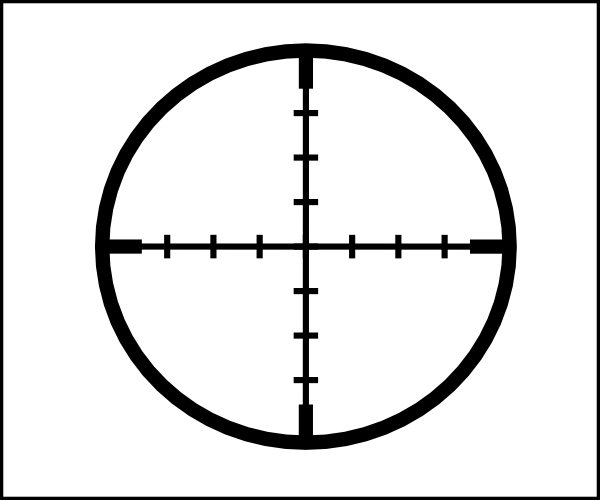 Cross Hairs Clip Art - vector clip art online ...