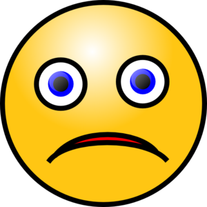 Frown Face Clip Art - vector clip art online, royalty ...