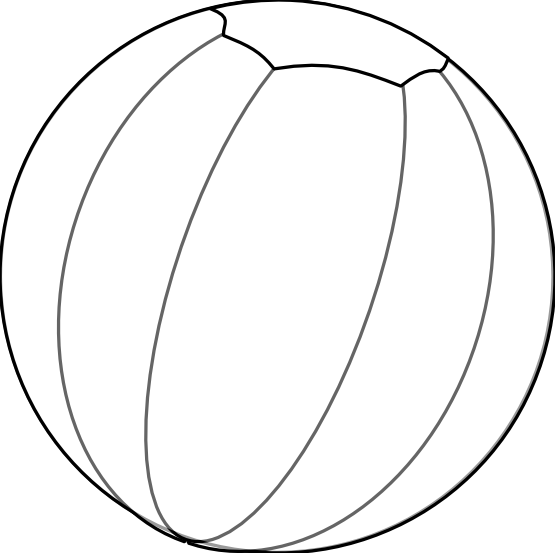 rg 1 24 beach ball black white line art Scalable ...