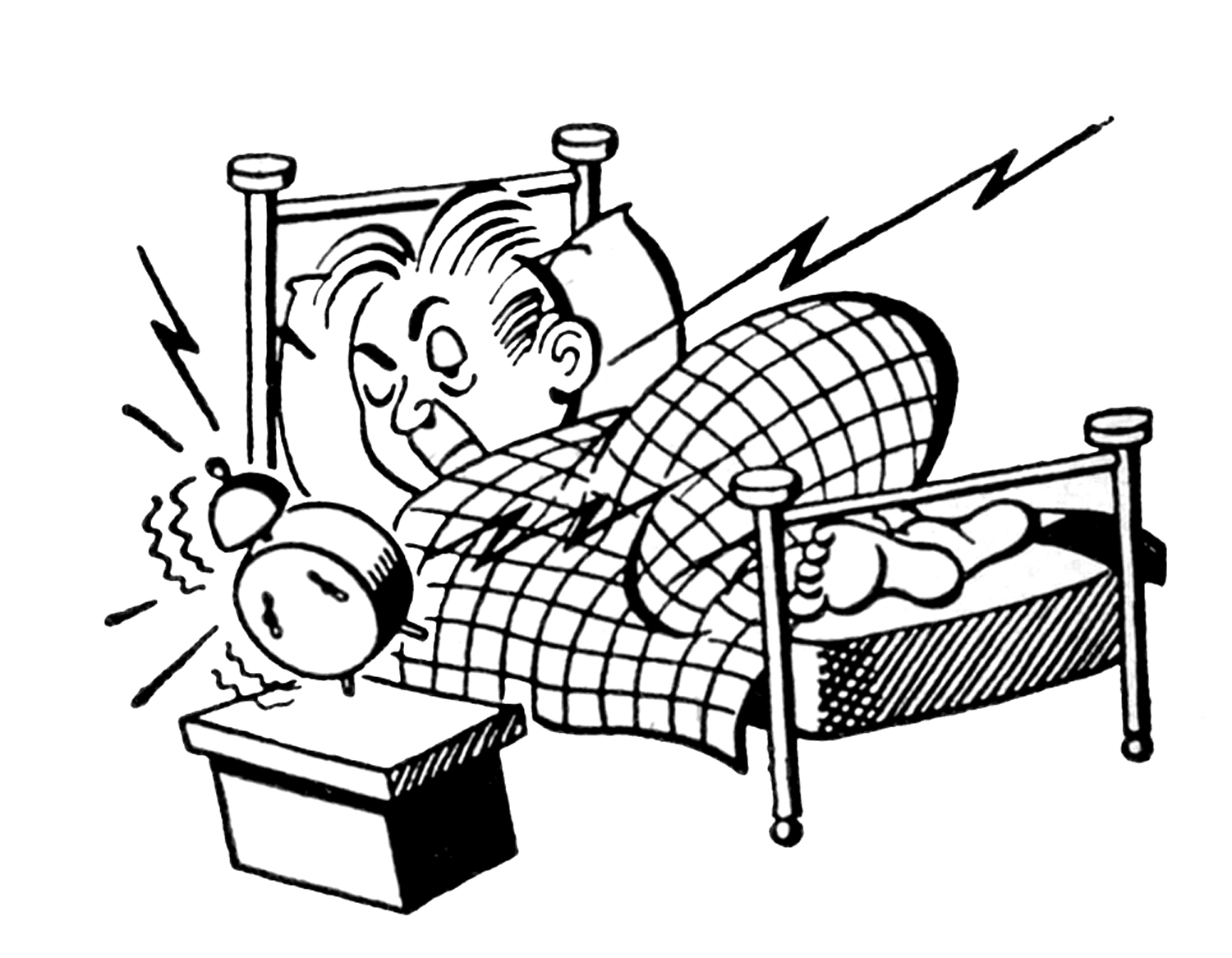 Retro Images - Sleeping - The Graphics Fairy