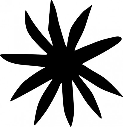 Flower silhouette clip art Free vector for free download (about ...
