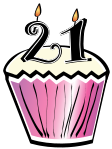 Excellent 21st Birthday Clip Art