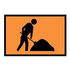 Men At Work Road Signs