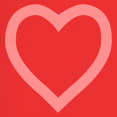 Red Heart Outline Clip Art Vector Online Royalty Free