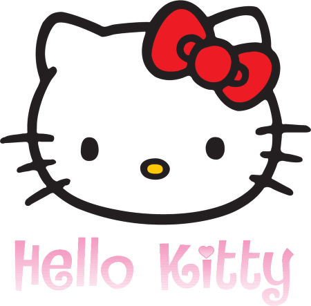 Hello Kitty logo vector