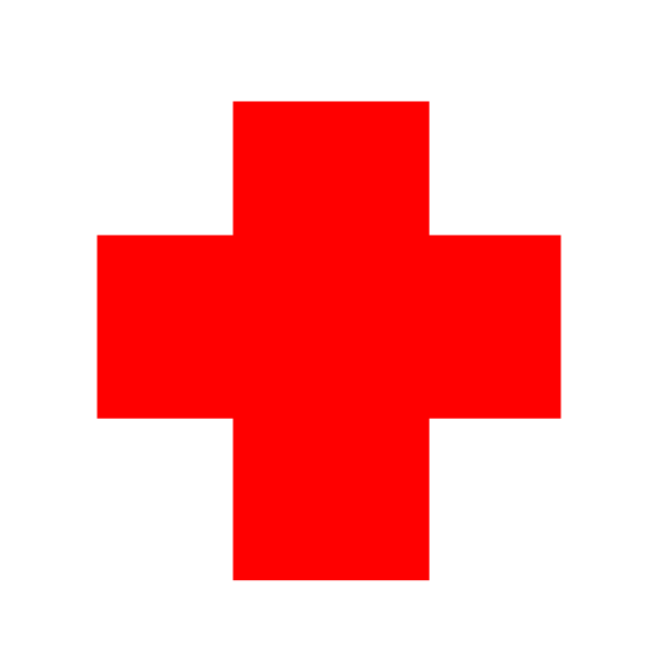 Red Cross Circle 2 clip art - vector clip art online, royalty free ...