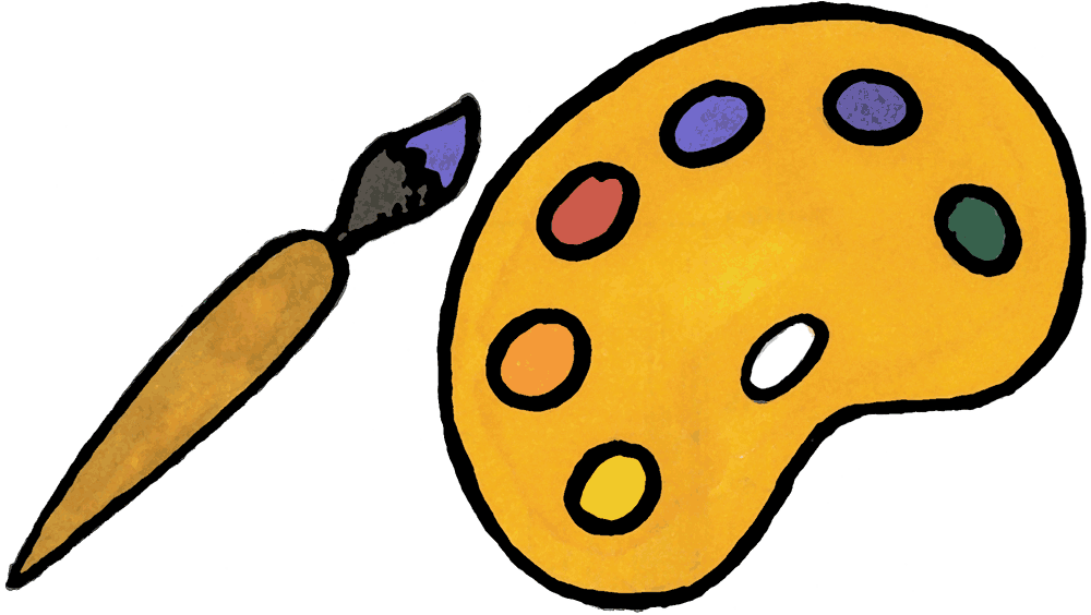 Art Pallet Cartoon - ClipArt Best
