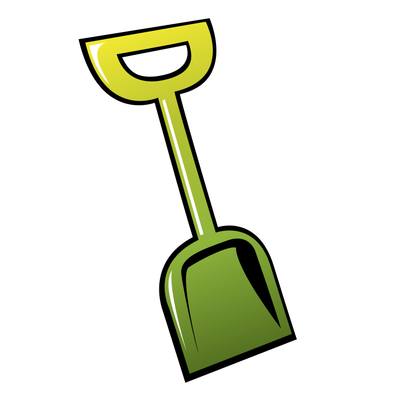 Clipart - Summer Shovel