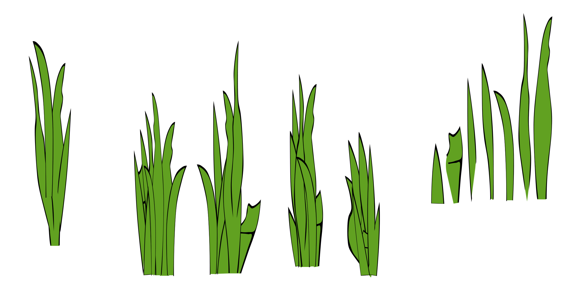 Grass Outline Border - Free Clipart Images ...