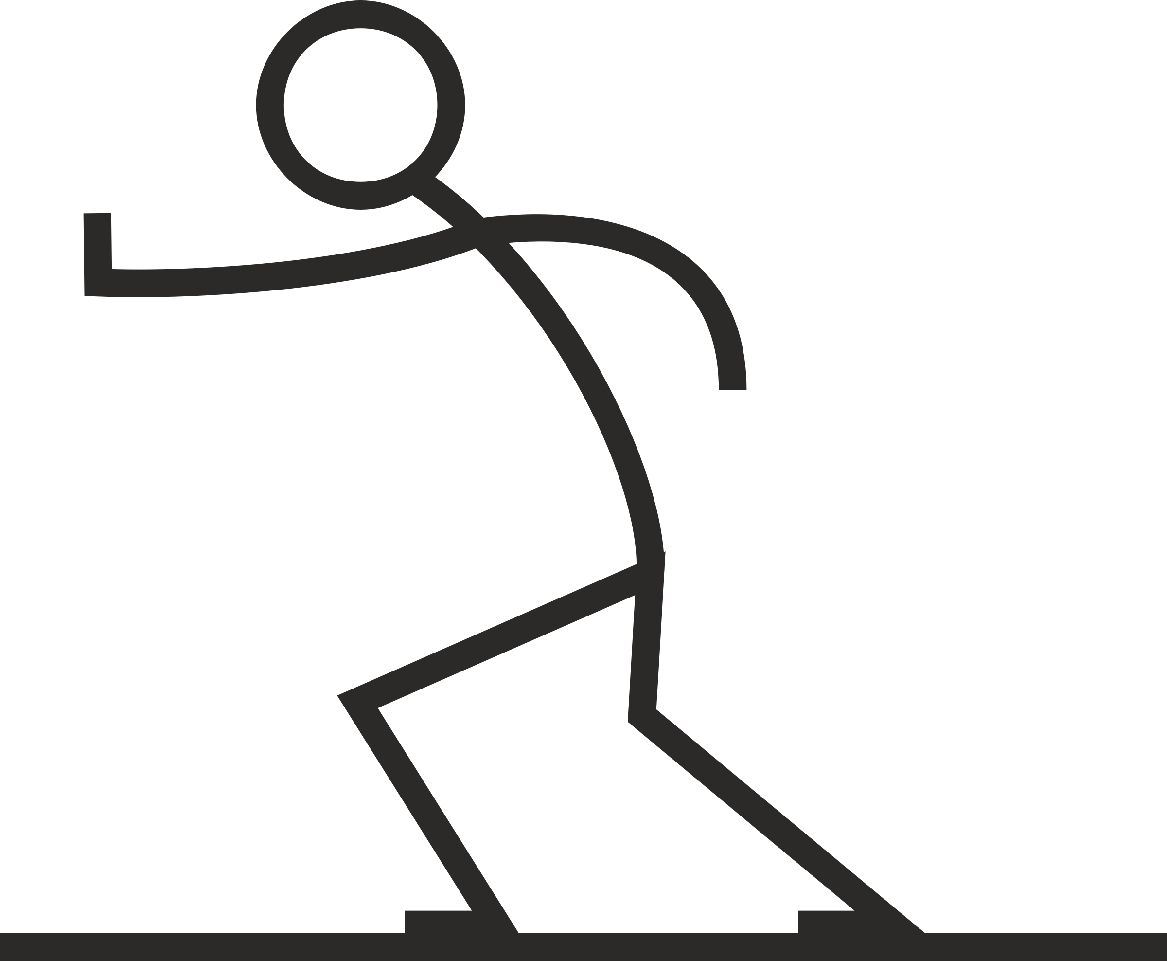 Clipart - Stick figure pushing