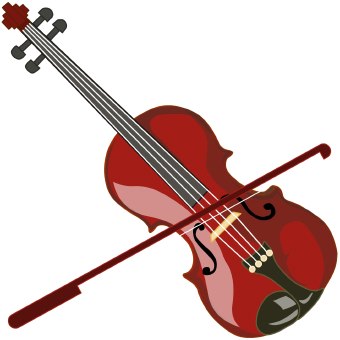 Violin Clip Art Black And White - Free Clipart Images