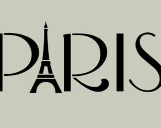Eiffel Tower Stencil Clipart - Free to use Clip Art Resource