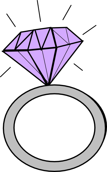 Engagement Ring Cartoon Clipart