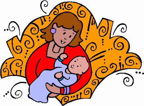Mother And Baby Clipart - Free Clipart Images