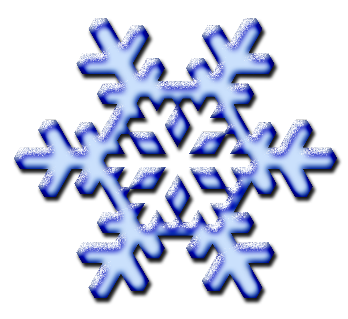 Cartoon Snow Flake - ClipArt Best