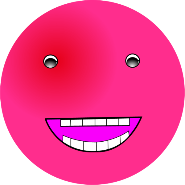 Smiley Laugh - vector Clip Art