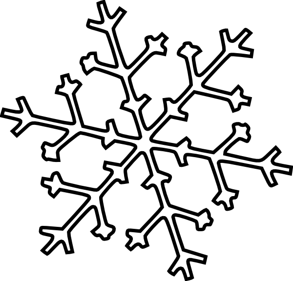 Snowflake Outline | Free Download Clip Art | Free Clip Art | on ...