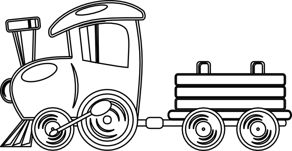 Train Outline Clipart