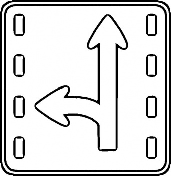 Direction Sign coloring page | Super Coloring