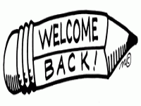 Welcome Back To School Clipart Black And White