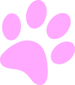 Pink Paw Clip Art - ClipArt Best