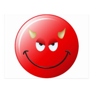 Demon Face Postcards | Zazzle
