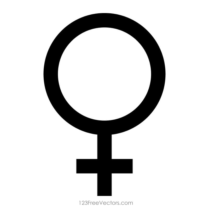 Female Gender Symbol | free vectors | UI Download