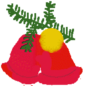 Xmas Bells clip art Free Vector
