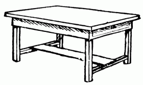 Clip Art Side Table Clipart
