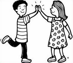 Free High Five Clipart