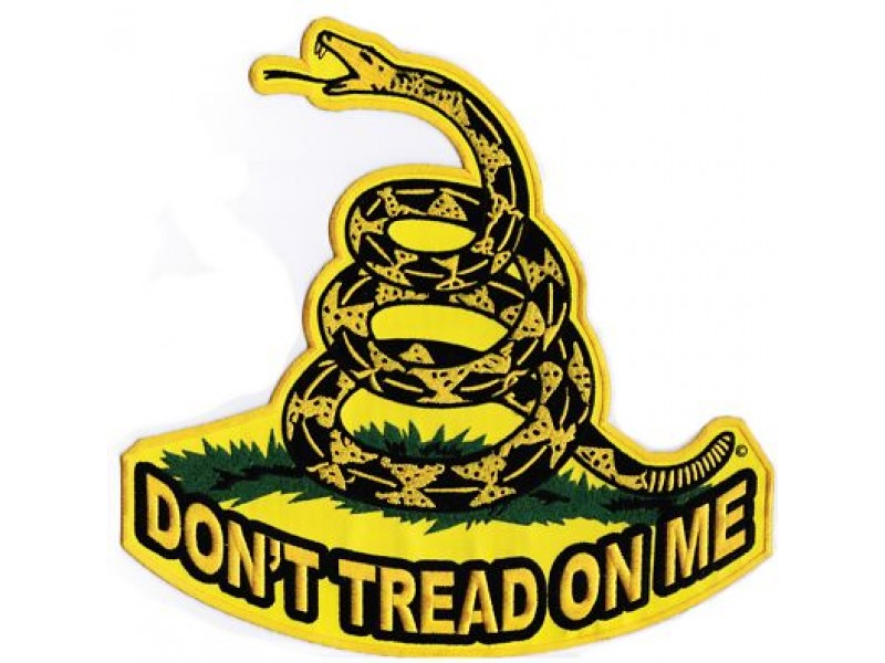 GADSDEN Snake FLAG Don't Tread On Me Biker Motorcycle MC New BACK ...