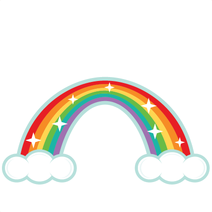 Cute rainbow clipart