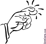 Clip Art Cross Your Fingers Clipart