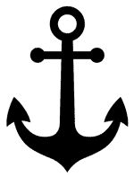 Anchor tattoo clipart