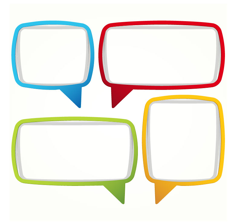Color Paper Dialog Box Vector 1 Free Vectors Free Design
