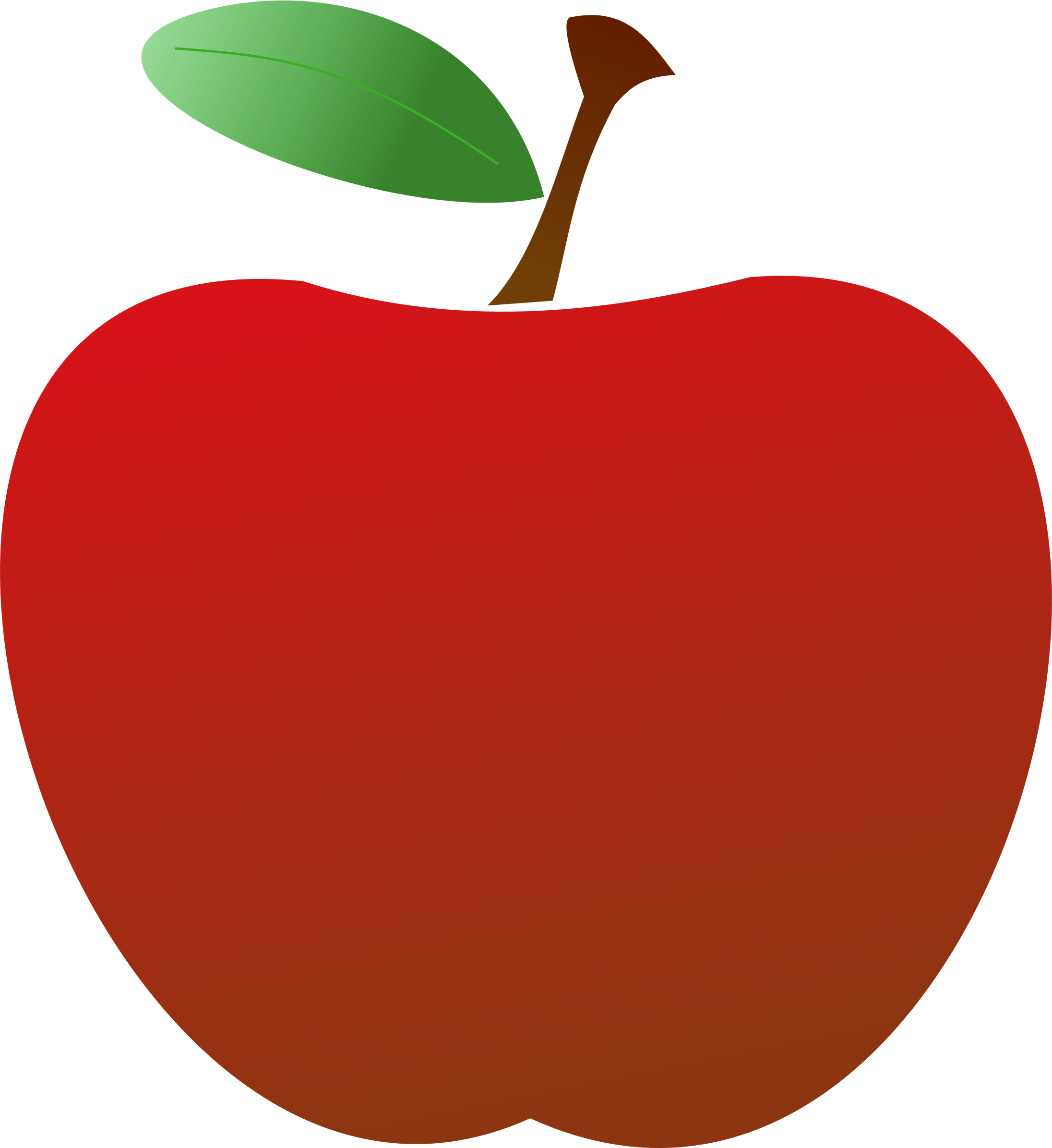 Clipart - Simple Red Apple