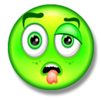 Smiley Symbol: 10 Green Smileys/