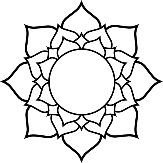 Lotus Black White Black White Plant Flower Shrub xochi.info SVG xochi.