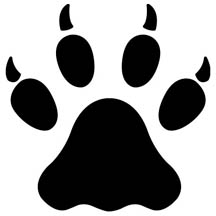 Wolf Paw Claw Print Vinyl Decal [A1109101] - $3.47 : DecalRocket ...