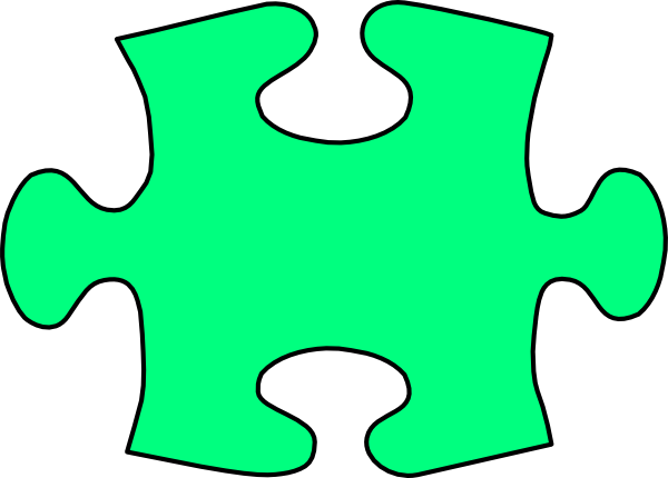 Jigsaw puzzle piece clip art