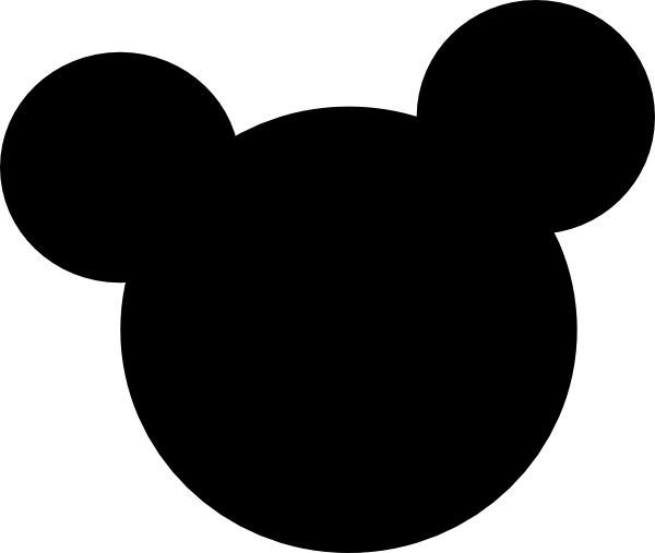 Minnie mouse outline clipart