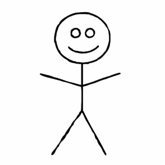 Stick Figure Photo Statuettes, Cutouts & Sculptures | Zazzle