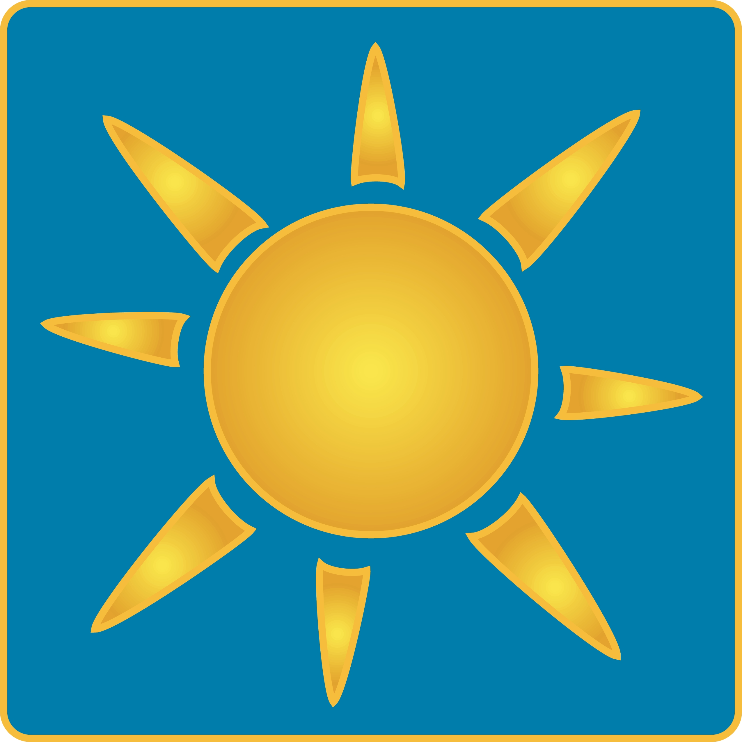 Sun Rays Clipart