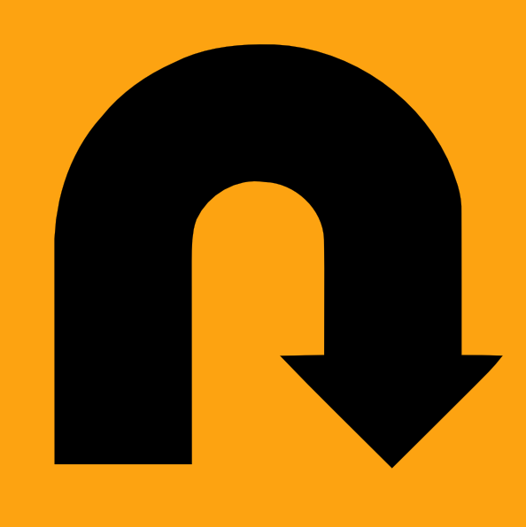 U Turn Clip Art - vector clip art online, royalty ...