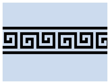 Greek border Vinyl Wall Art Stickers and Decals