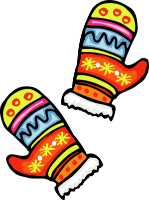 Winter Gloves Clipart