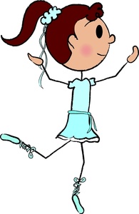 Cartoon dancers clip art