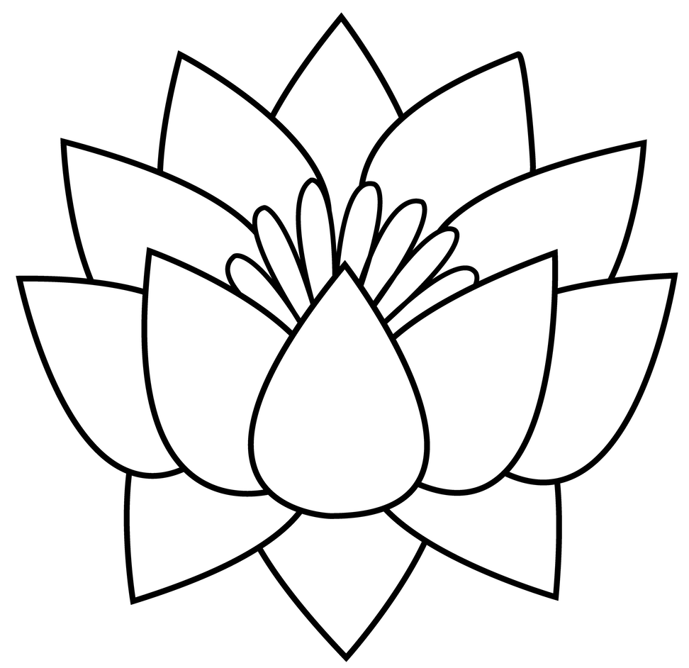 Flowers Line Drawing Images Clipart Best Tulip Flower Black White ...