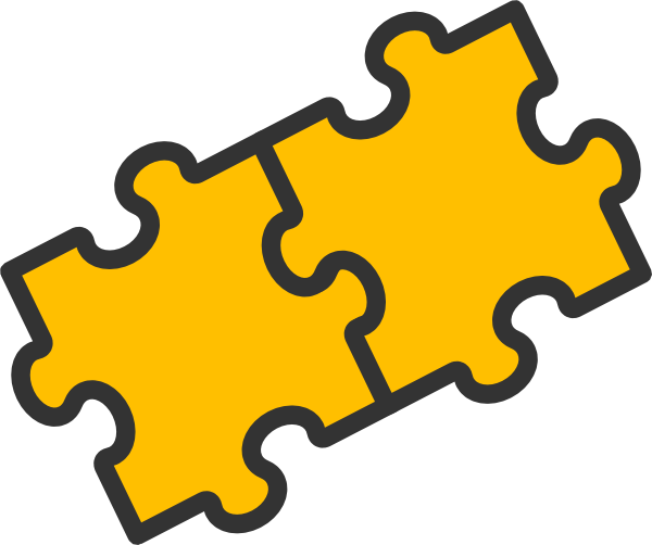 Puzzle Pieces Clip Art - vector clip art online ...